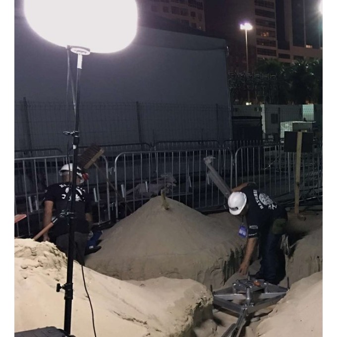 Turn de lumina telescopic - 99.000 lumeni – 5 m inaltime 